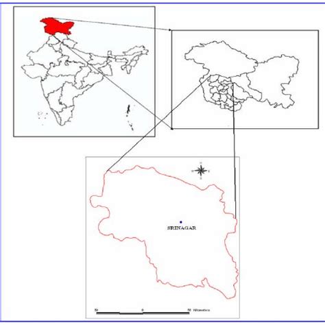 Location map of Kashmir valley | Download Scientific Diagram