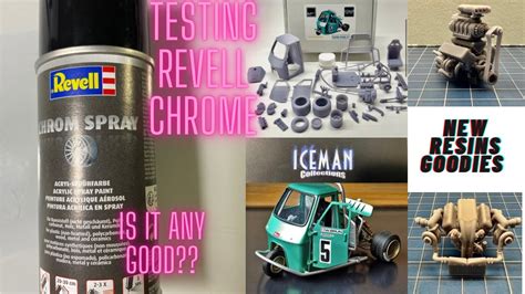 A Look At Revell Chrome Spray Paint And Some New Products From ICEMAN COLLECTIONS - YouTube