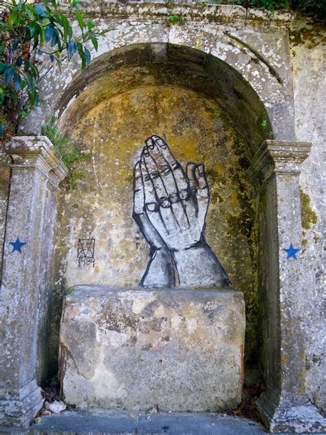 Praying Hands | Graffiti, Sintra, Portugal | PunkToad | Flickr