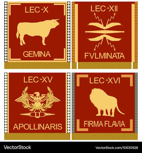 Symbols of the roman legionaries-1 Royalty Free Vector Image