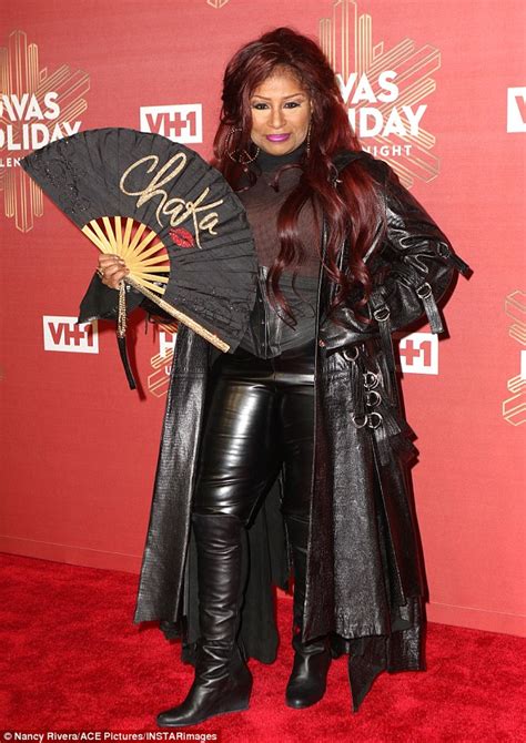 Chaka Khan slips into leather slacks at VH-1 Divas Holiday event ...