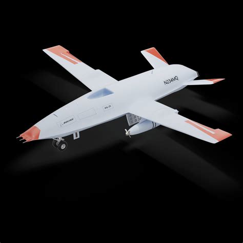 Boeing MQ25 Stingray Aerial Refueling Drone - 3D Model by 3dxin