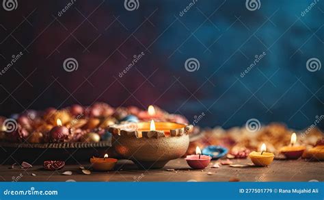 Diwali is the Festival of Lights in India Stock Illustration ...