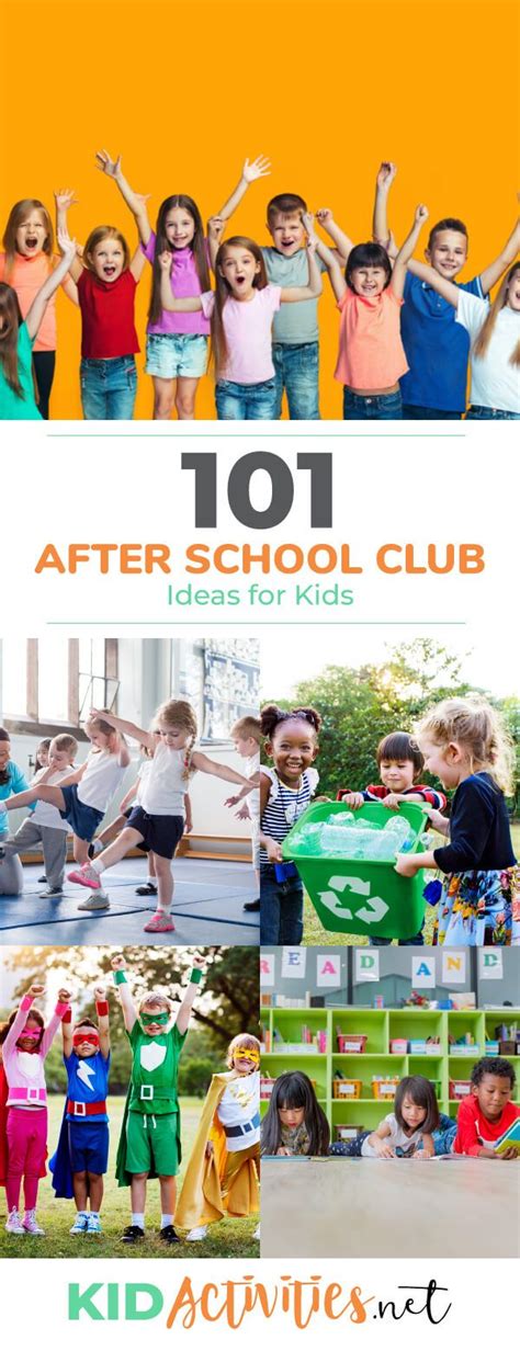 101+ After School Club Ideas for Kids of All Ages | Kid Activities | After school club ...