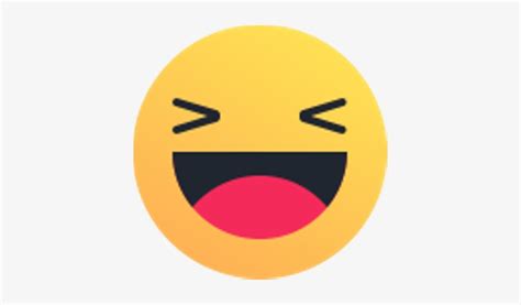 Laughing Reaction Emoji - Haha React PNG Image | Transparent PNG Free ...