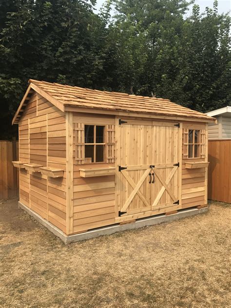 Longhouses - Garden Cottages & Double Door Sheds for sale from - | Building a shed, Backyard ...