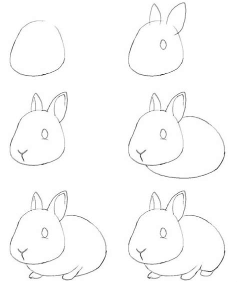 Pin by Linda parker on Bunnies | Bunny drawing, Drawings, Easy drawings