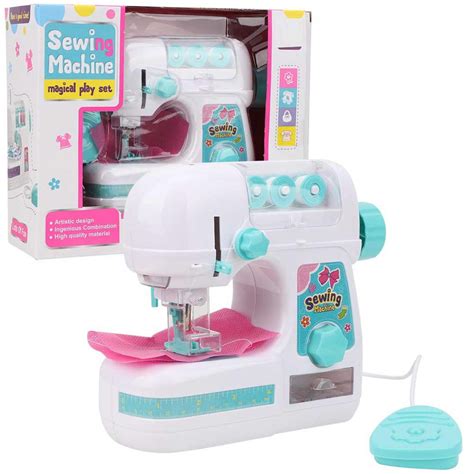 Rdeghly Electric Medium Size Sewing Machine Toys Educational Interesting Toy for Kids Girls ...