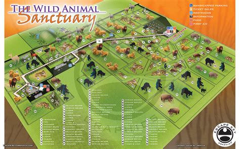 Wild Animal Park Map