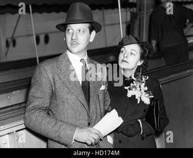 From left, Melvyn Douglas, and his wife, Helen Gahagan Douglas, with California governor Culbert ...