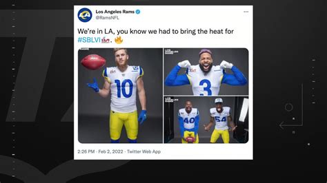 Cincinnati Bengals-Los Angeles Rams reveal their jersey fits ahead of ...