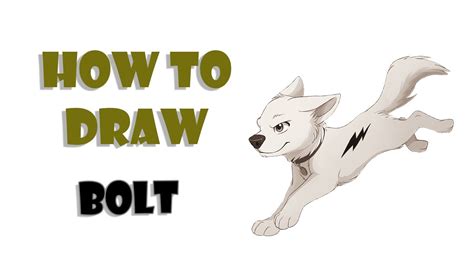 How to Draw Bolt | Disney Cartoons - YouTube