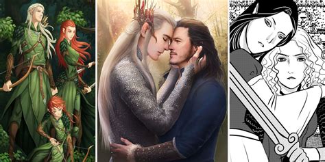 20 Crazy Fan Art Designs Of Unexpected Lord Of The Rings Couples