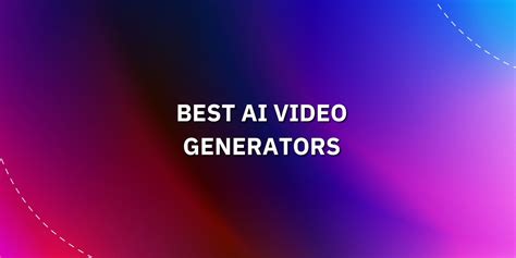 10 "Best" AI Video Generators (October 2023) - Unite.AI