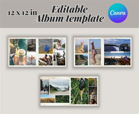 30 Digital Photo Album Canva Template Wedding Album Template - Etsy