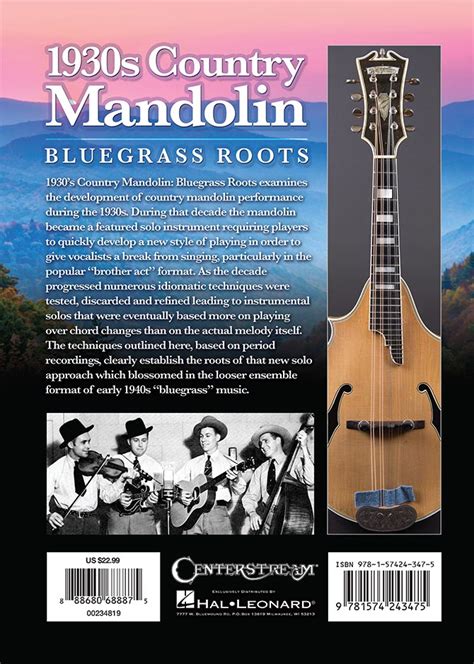 Mandolin Cafe - 1930s Country Mandolin: Bluegrass Roots