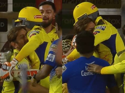 Watch video: MS Dhoni lifts Ravindra Jadeja after star all-rounder ...