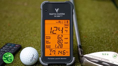 Swing Caddie SC200 Plus Portable Golf Launch Monitor Full Review - YouTube