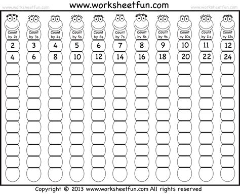 Counting By 2 5 10 Worksheets - WorksheetsCity