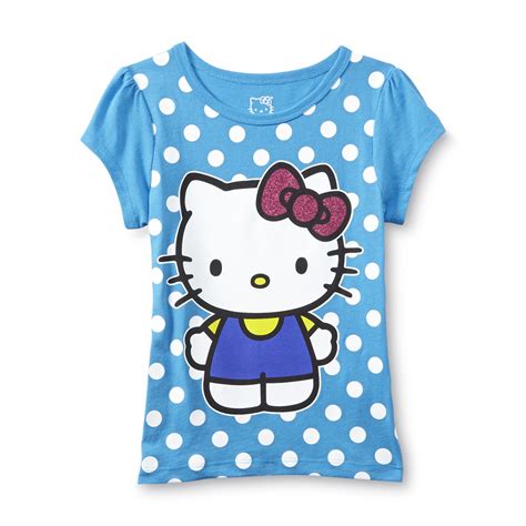 Hello Kitty Girl's Graphic T-Shirt - Polka Dot