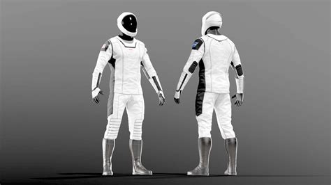 SpaceX Dragon Starman Space Suit - 3D Model by Albin