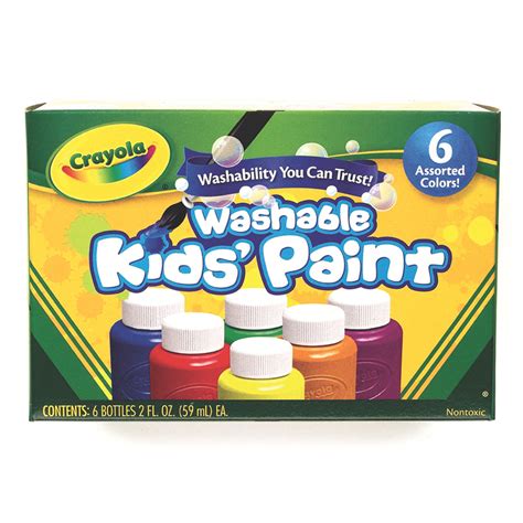 BUY Crayola Washable Kids Paint 2 oz Set of 6