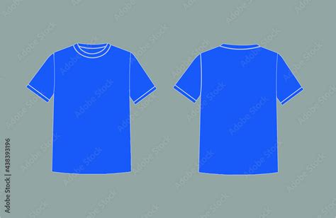 Royal Blue T Shirt Design Template Stock Vector | Adobe Stock