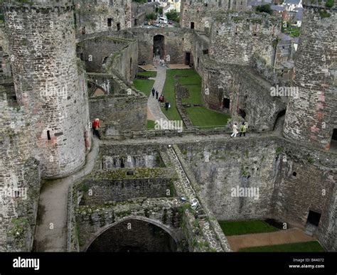 Conwy castle, wales interior hi-res stock photography and images - Alamy