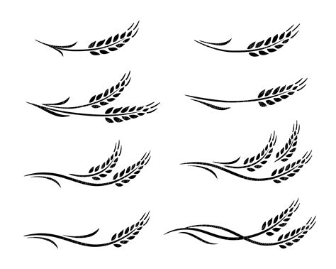 Wheat SVG Bundle, Wheat SVG, Wheat, SVG, Barley, Oatly, Grain Svg, Grain, Bread, Wheat ...