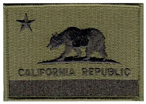 California State Flag Patch - Subdued OD - 20% Off