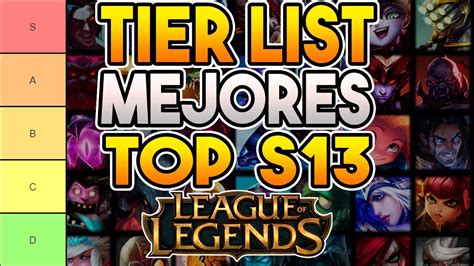 TIER LIST Mejores TOP De La TEMPORADA 2023 GUIA LOL