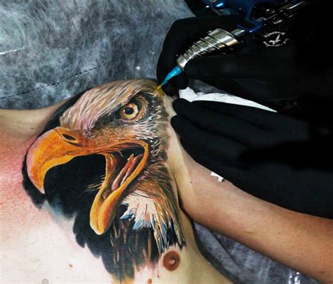 American White eagle tattoo by Led Coult | No. 1170