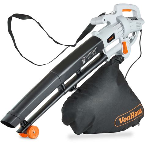 VonHaus 3000W Leaf Blower 3-in-1 - Blows, Vacuums and Mulches Leaves ...
