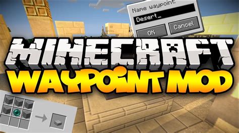 Minecraft: WAYPOINTS! (Teleport Anywhere, Anytime!) | Mod Showcase - YouTube