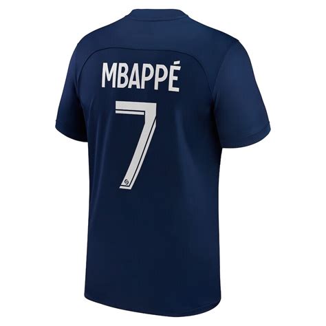 Paris Saint-Germain PSG Mbappé 7 Home Jersey 22/23