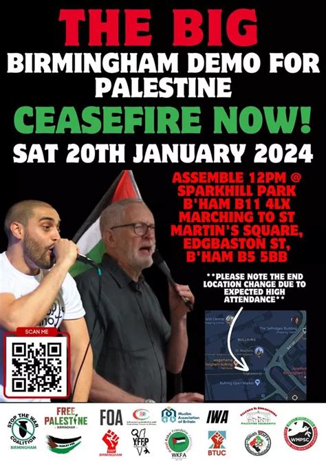 'Biggest ever' Birmingham protest rally on Palestine set to take over city centre as local Jews ...