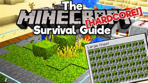 Automatic Redstone Moss Farm! The Hardcore Survival Guide [Ep.19 ...