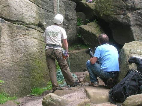 Rock Climbing and Filming at Brimham Rocks for the National Trust