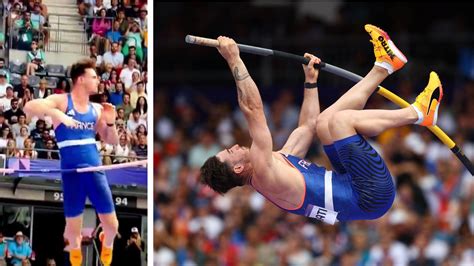 Paris Olympics: French pole vaulter misses out on medal after his crotch hits the bar | Sport ...