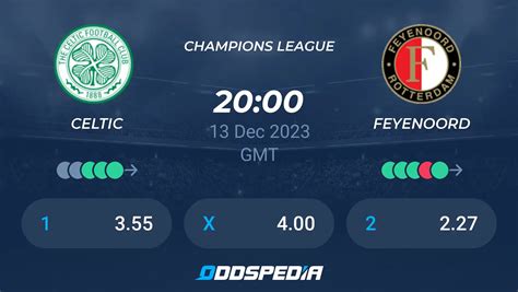 Celtic vs Feyenoord» Predictions, Odds, Live Score & Stats