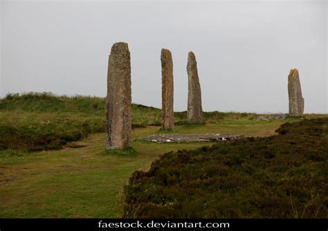 Orkney Ring of Brogdar - standing stone circle 17 by faestock on DeviantArt