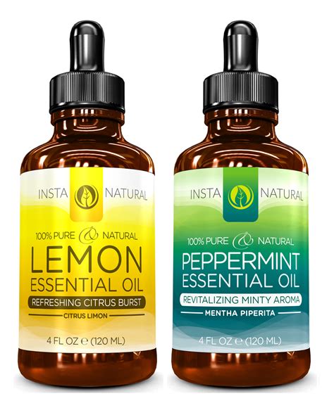 Intrice Blog: Review: InstaNatural Peppermint and Lemon Essential Oil