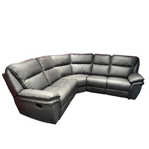 Montana Corner Sofa 01 2+2 Seat Recliner (Grey or Black) — AWS Trading Ltd