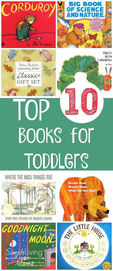 Top 10 Books for Toddlers (ages 2-3) - Simple Living Mama