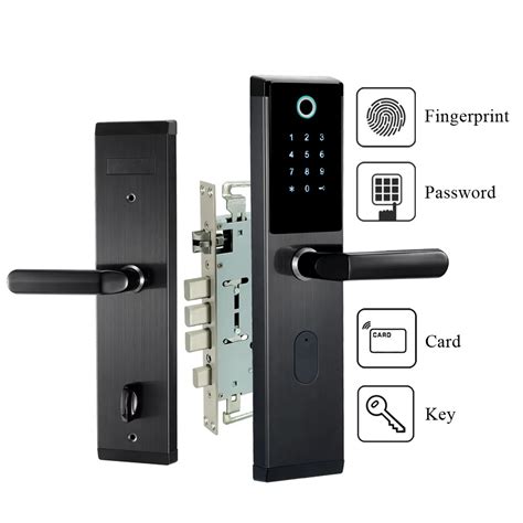 Security Biometric Fingerprint Door Lock Digital Electronic Combination ...