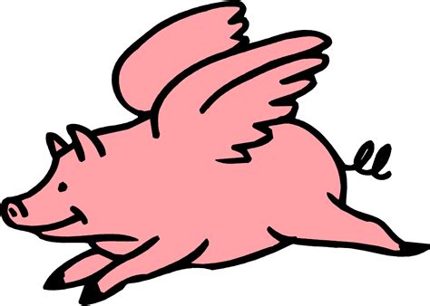 flying pig clipart - Clip Art Library