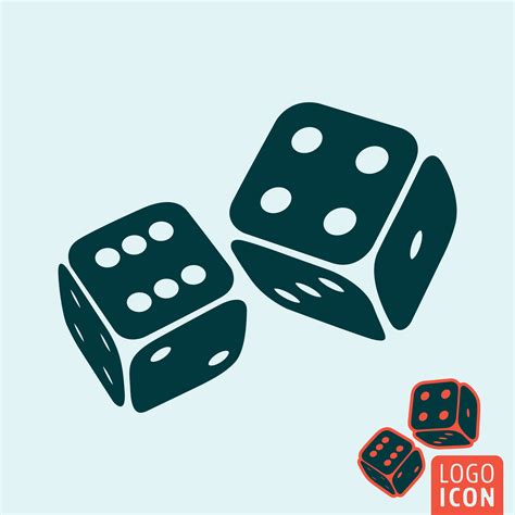 Dice icon isolated 557801 Vector Art at Vecteezy