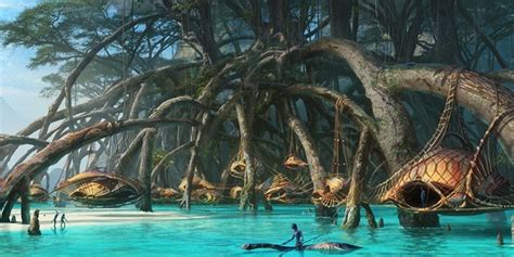 Avatar: The Way Of Water Concept Art Reveals Early Metkayina Village - NEWSTARS Education