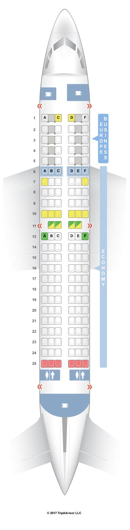 SeatGuru Seat Map KLM Boeing 737-700 (737)