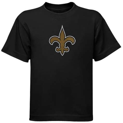 New Orleans Saints Preschool Team Logo T-Shirt - Black-